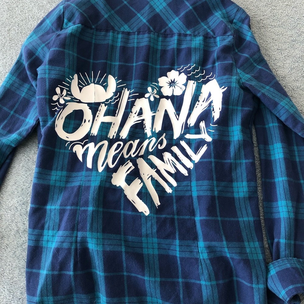 Disney’s Stitch Ohana Plaid Shirt